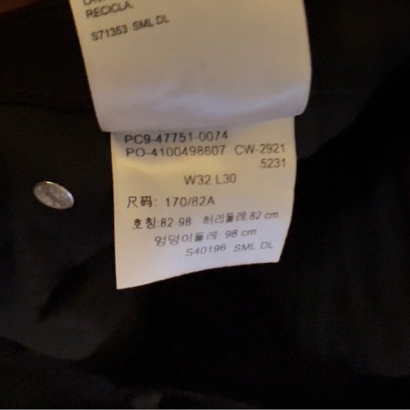 Levi's Men's Skinny
Fit Jeans - Black 32 x 30 - Picture 7 of 7